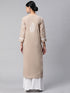 Asmita in HOK Chikankari Kurti for Women - Beige